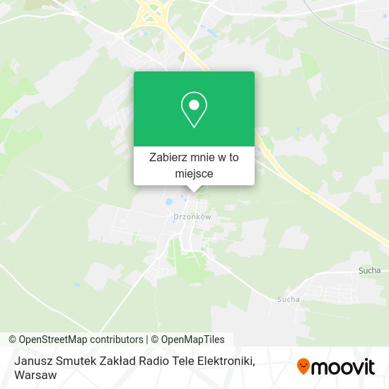 Mapa Janusz Smutek Zakład Radio Tele Elektroniki