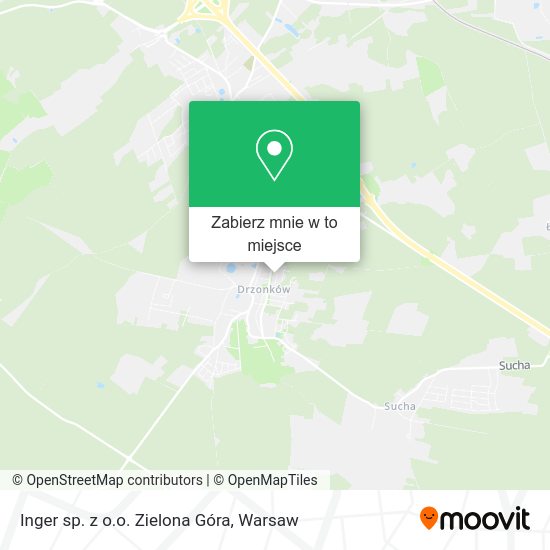 Mapa Inger sp. z o.o. Zielona Góra