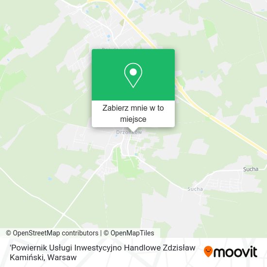 Mapa 'Powiernik Usługi Inwestycyjno Handlowe Zdzisław Kamiński