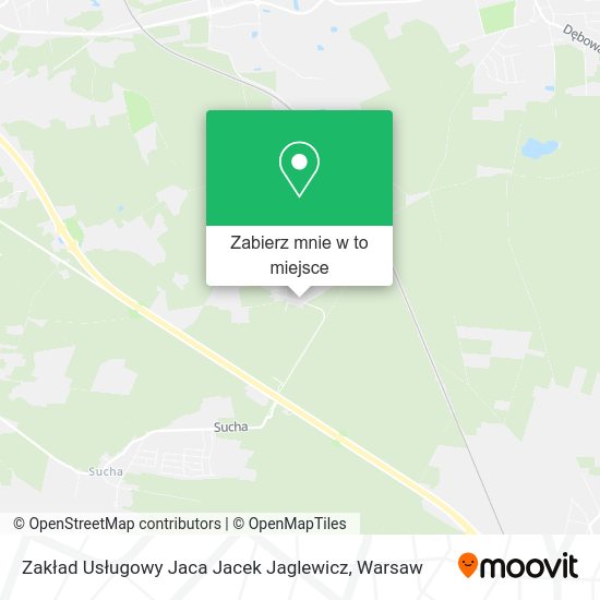 Mapa Zakład Usługowy Jaca Jacek Jaglewicz