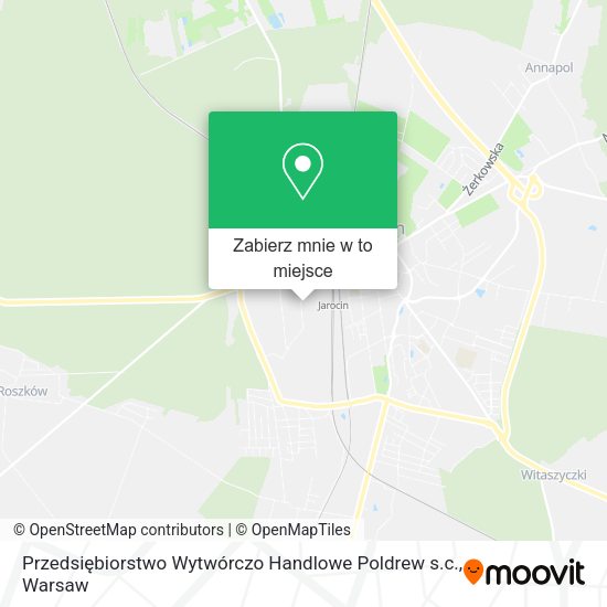 Mapa Przedsiębiorstwo Wytwórczo Handlowe Poldrew s.c.