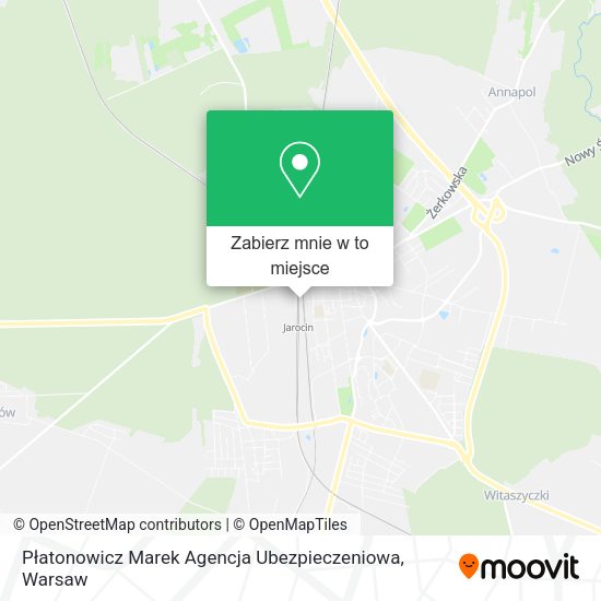 Mapa Płatonowicz Marek Agencja Ubezpieczeniowa