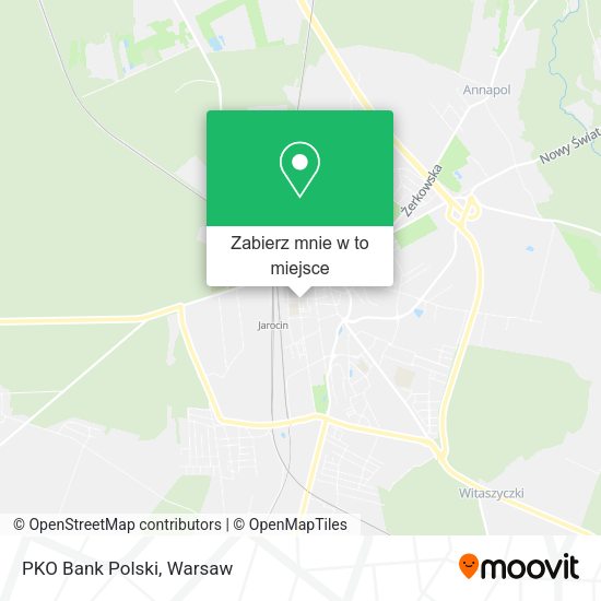 Mapa PKO Bank Polski