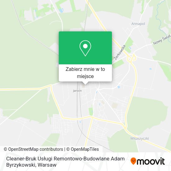 Mapa Cleaner-Bruk Usługi Remontowo-Budowlane Adam Byrzykowski