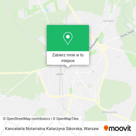 Mapa Kancelaria Notarialna Katarzyna Sikorska