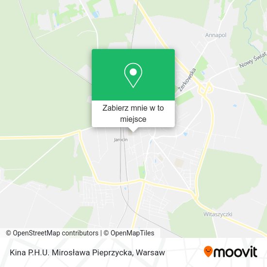 Mapa Kina P.H.U. Mirosława Pieprzycka