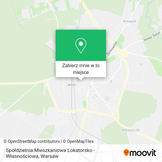 Mapa Spółdzielnia Mieszkaniowa Lokatorsko - Własnościowa