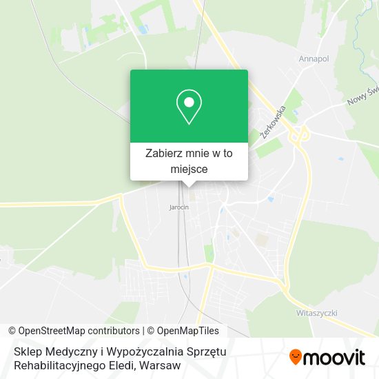 Mapa Sklep Medyczny i Wypożyczalnia Sprzętu Rehabilitacyjnego Eledi