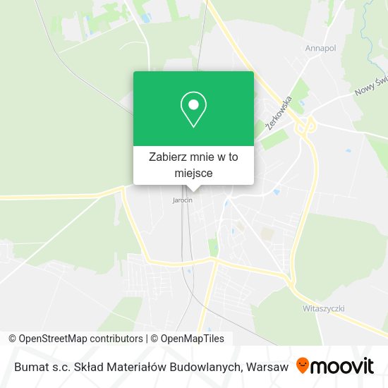 Mapa Bumat s.c. Skład Materiałów Budowlanych