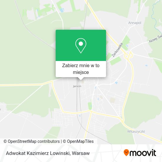 Mapa Adwokat Kazimierz Lowinski