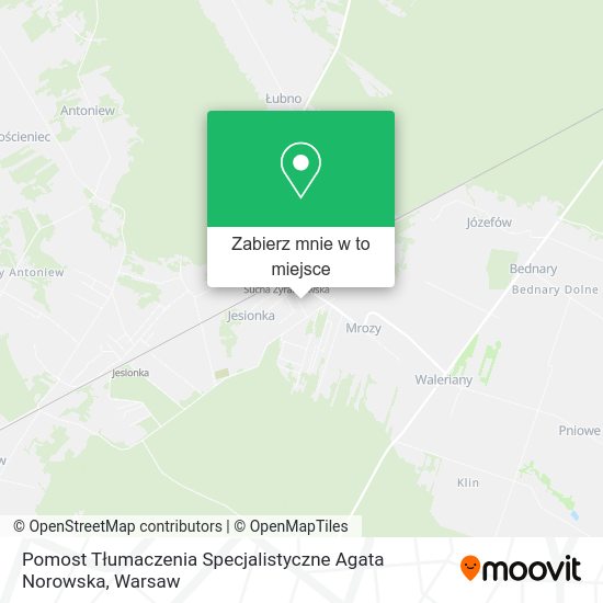 Mapa Pomost Tłumaczenia Specjalistyczne Agata Norowska