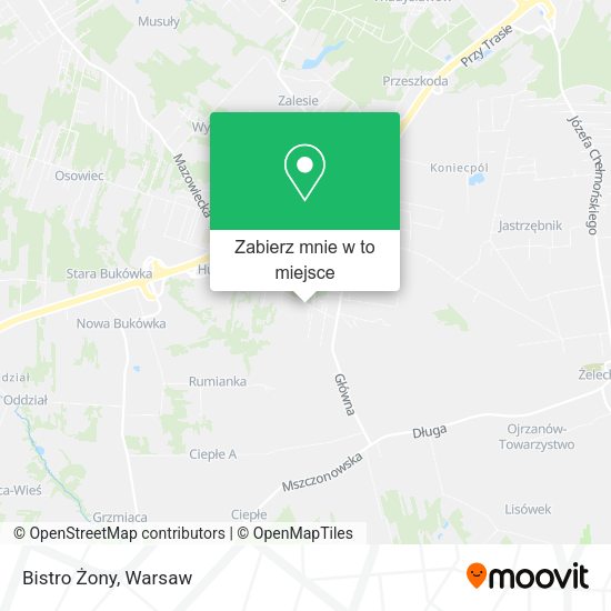 Mapa Bistro Żony