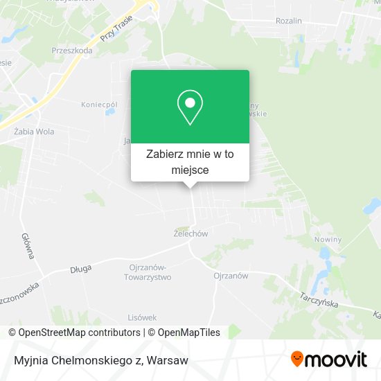 Mapa Myjnia Chelmonskiego z