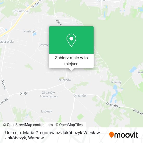 Mapa Unia s.c. Maria Gregorowicz-Jakóbczyk Wiesław Jakóbczyk