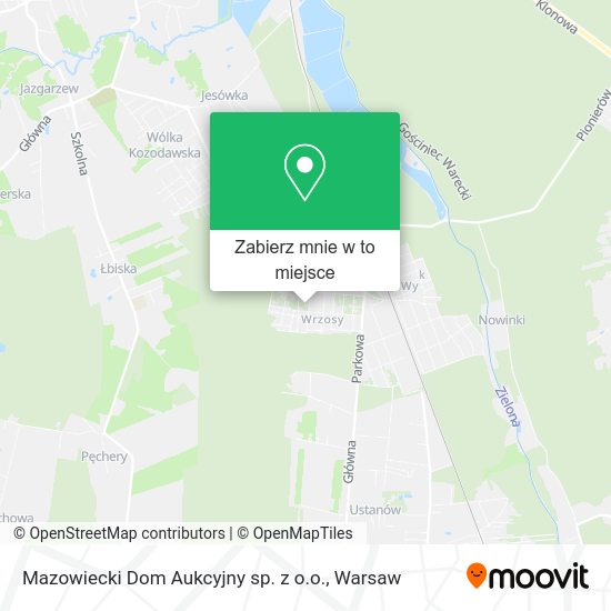 Mapa Mazowiecki Dom Aukcyjny sp. z o.o.