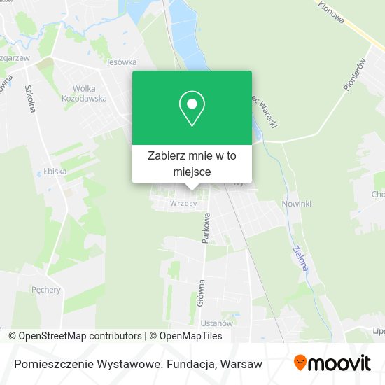 Mapa Pomieszczenie Wystawowe. Fundacja