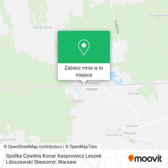 Mapa Spółka Cywilna Konar Kasprowicz Leszek Libiszewski Sławomir