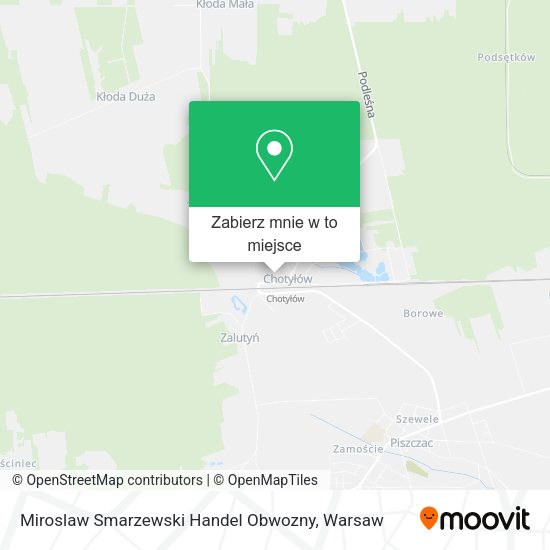 Mapa Miroslaw Smarzewski Handel Obwozny