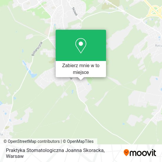 Mapa Praktyka Stomatologiczna Joanna Skoracka