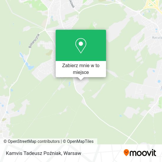 Mapa Kamvis Tadeusz Poźniak