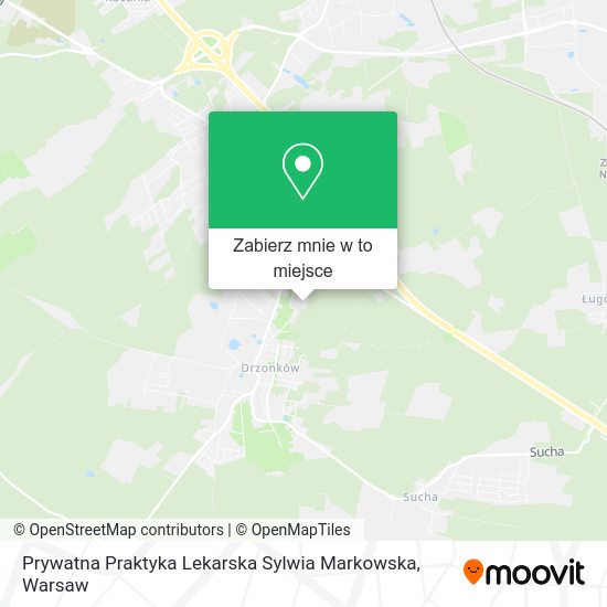 Mapa Prywatna Praktyka Lekarska Sylwia Markowska