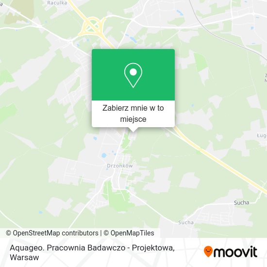 Mapa Aquageo. Pracownia Badawczo - Projektowa