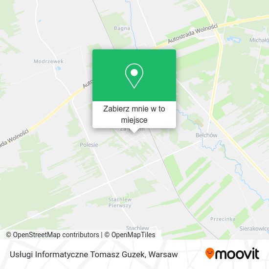 Mapa Usługi Informatyczne Tomasz Guzek