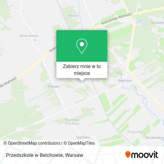 Mapa Przedszkole w Belchowie