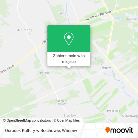 Mapa Ośrodek Kultury w Bełchowie