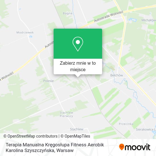 Mapa Terapia Manualna Kręgosłupa Fitness Aerobik Karolina Szyszczyńska