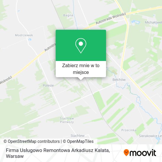 Mapa Firma Usługowo Remontowa Arkadiusz Kalata