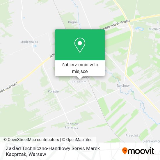 Mapa Zakład Techniczno-Handlowy Servis Marek Kacprzak