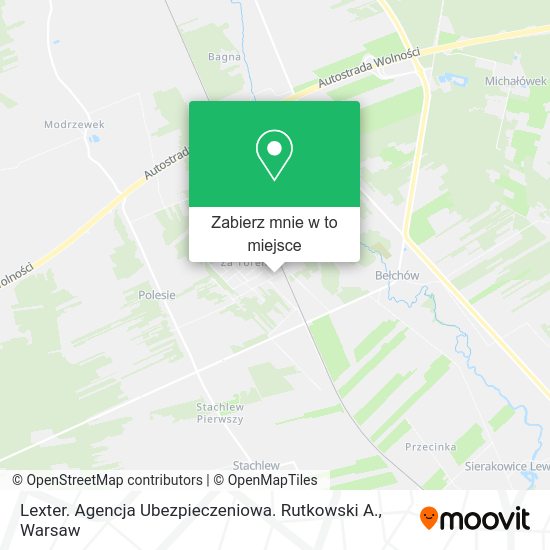 Mapa Lexter. Agencja Ubezpieczeniowa. Rutkowski A.