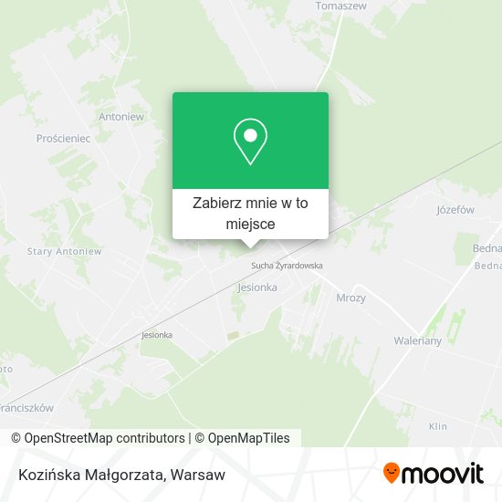 Mapa Kozińska Małgorzata