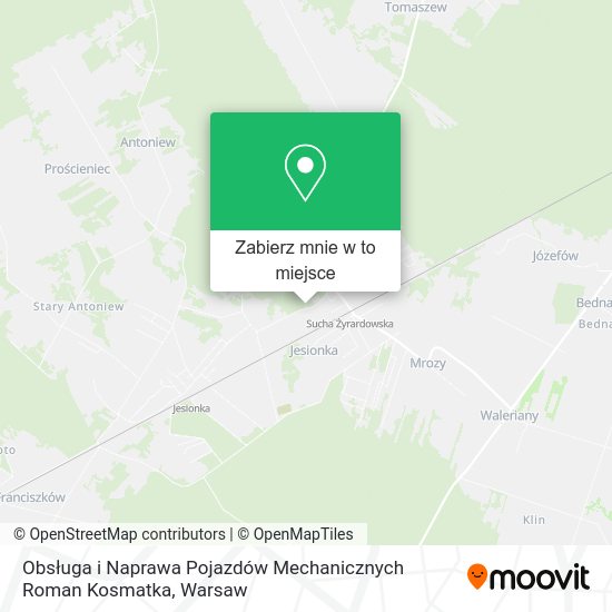 Mapa Obsługa i Naprawa Pojazdów Mechanicznych Roman Kosmatka