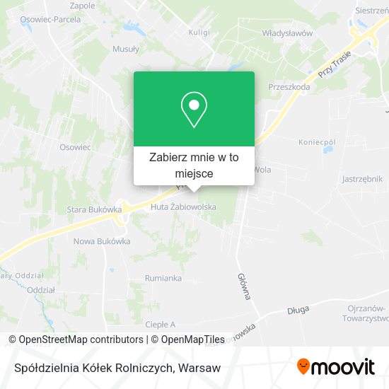 Mapa Spółdzielnia Kółek Rolniczych