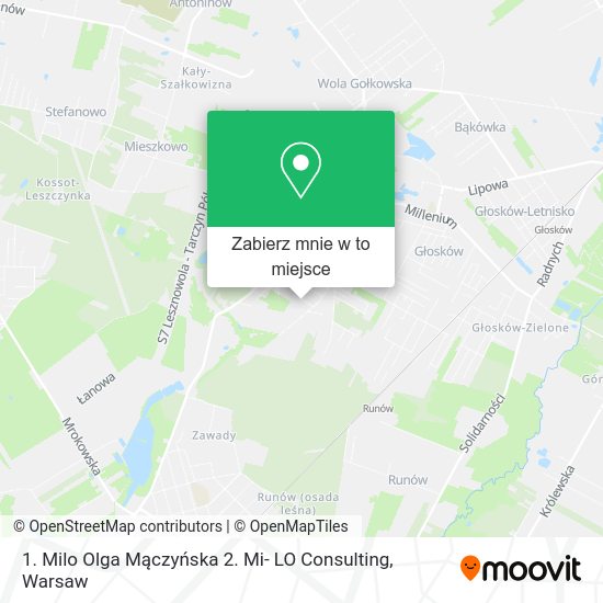 Mapa 1. Milo Olga Mączyńska 2. Mi- LO Consulting