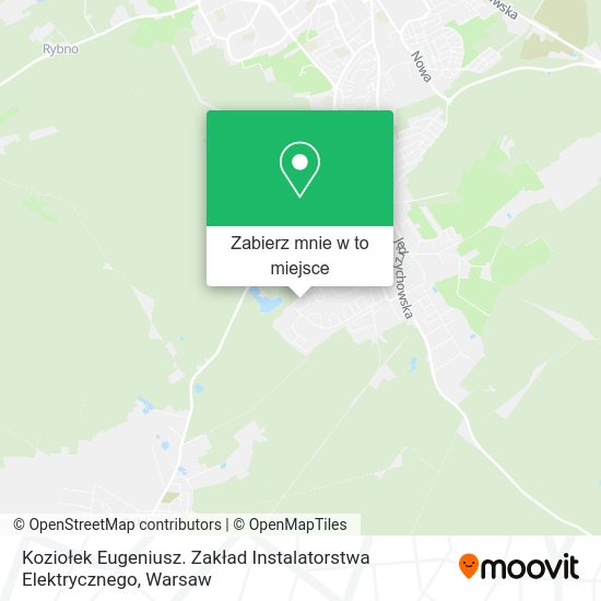 Mapa Koziołek Eugeniusz. Zakład Instalatorstwa Elektrycznego