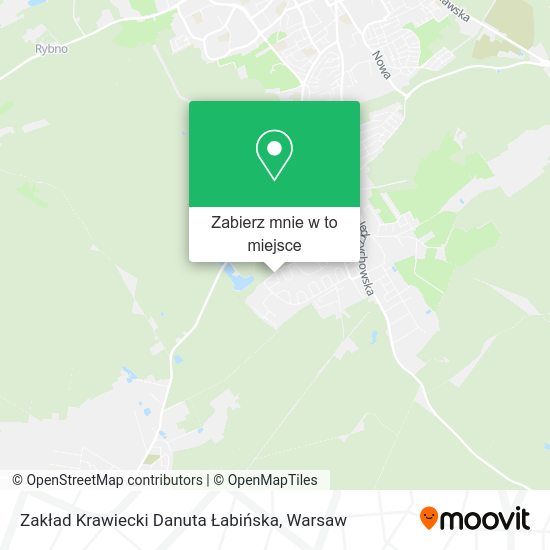 Mapa Zakład Krawiecki Danuta Łabińska