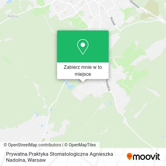 Mapa Prywatna Praktyka Stomatologiczna Agnieszka Nadolna