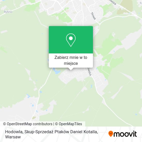 Mapa Hodowla, Skup-Sprzedaż Ptaków Daniel Kotalla