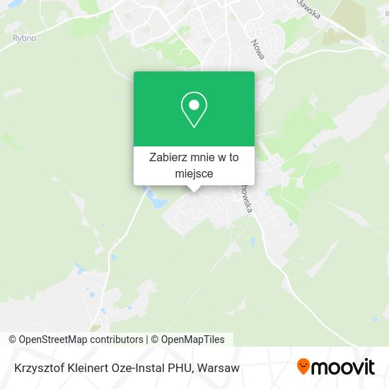 Mapa Krzysztof Kleinert Oze-Instal PHU