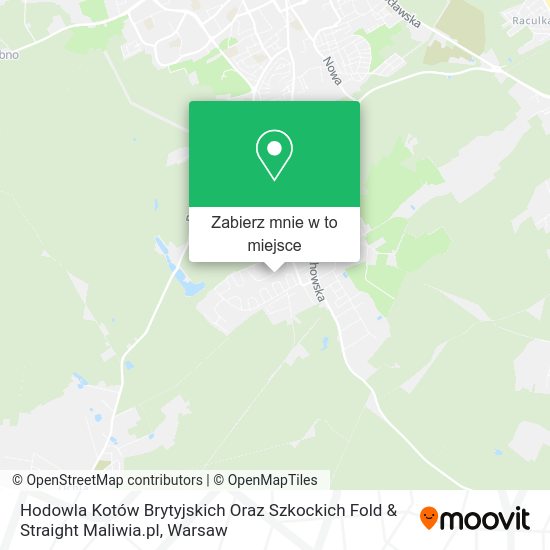 Mapa Hodowla Kotów Brytyjskich Oraz Szkockich Fold & Straight Maliwia.pl