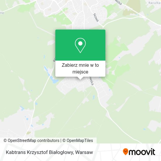 Mapa Kabtrans Krzysztof Białogłowy