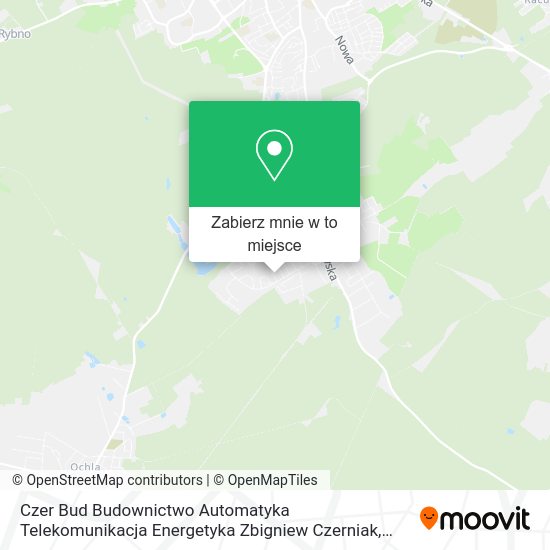 Mapa Czer Bud Budownictwo Automatyka Telekomunikacja Energetyka Zbigniew Czerniak