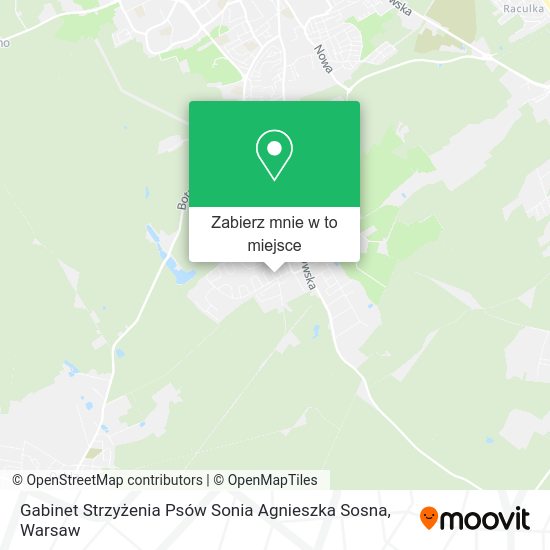 Mapa Gabinet Strzyżenia Psów Sonia Agnieszka Sosna