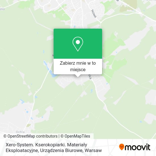 Mapa Xero-System. Kserokopiarki. Materiały Eksploatacyjne, Urządzenia Biurowe