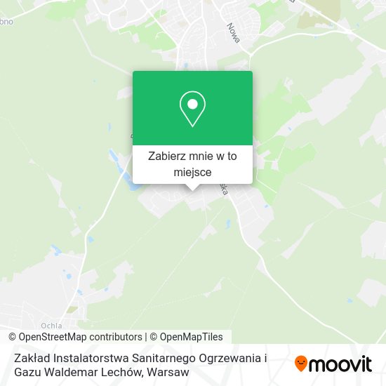 Mapa Zakład Instalatorstwa Sanitarnego Ogrzewania i Gazu Waldemar Lechów