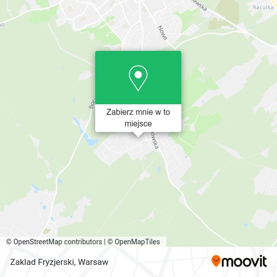 Mapa Zaklad Fryzjerski