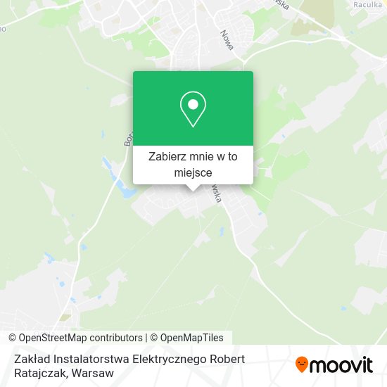 Mapa Zakład Instalatorstwa Elektrycznego Robert Ratajczak